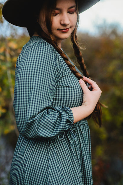 Spruce Gingham ~ Hinterland Dress