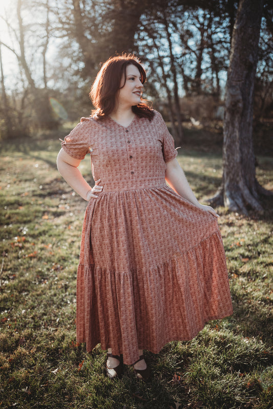 Sienna Sanskrit ~ Hinterland Maxi