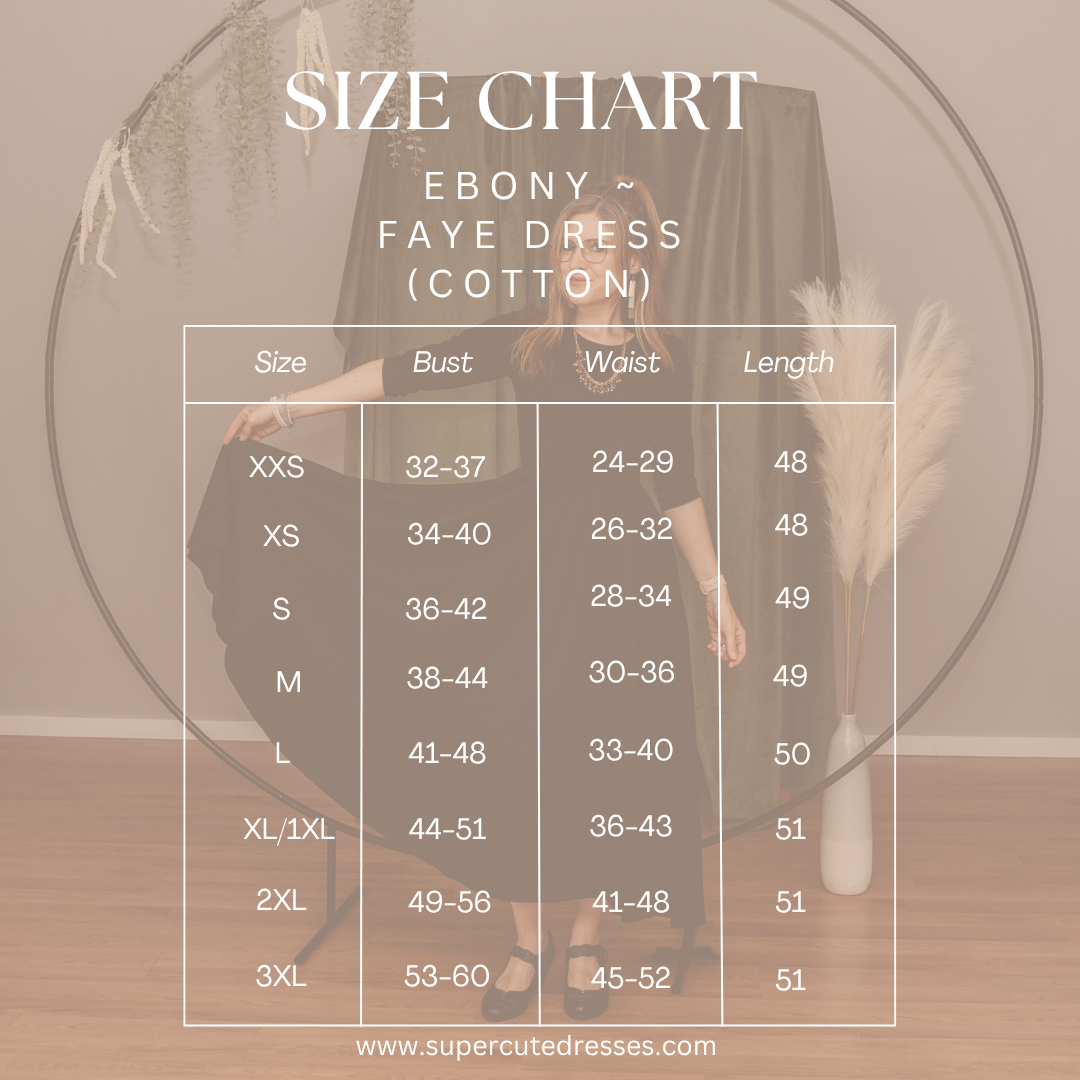 Ebony ~ Faye Dress