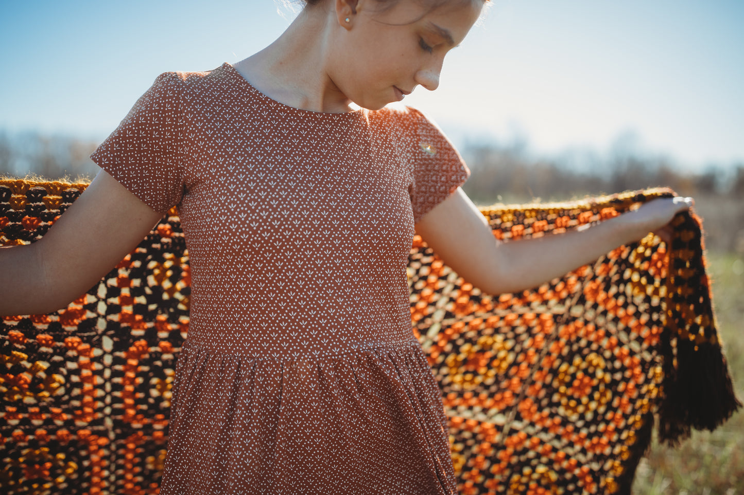 Terracotta ~ Mini Everyday Dress