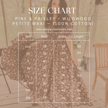 Pine & Paisley ~ Wildwood Maxi