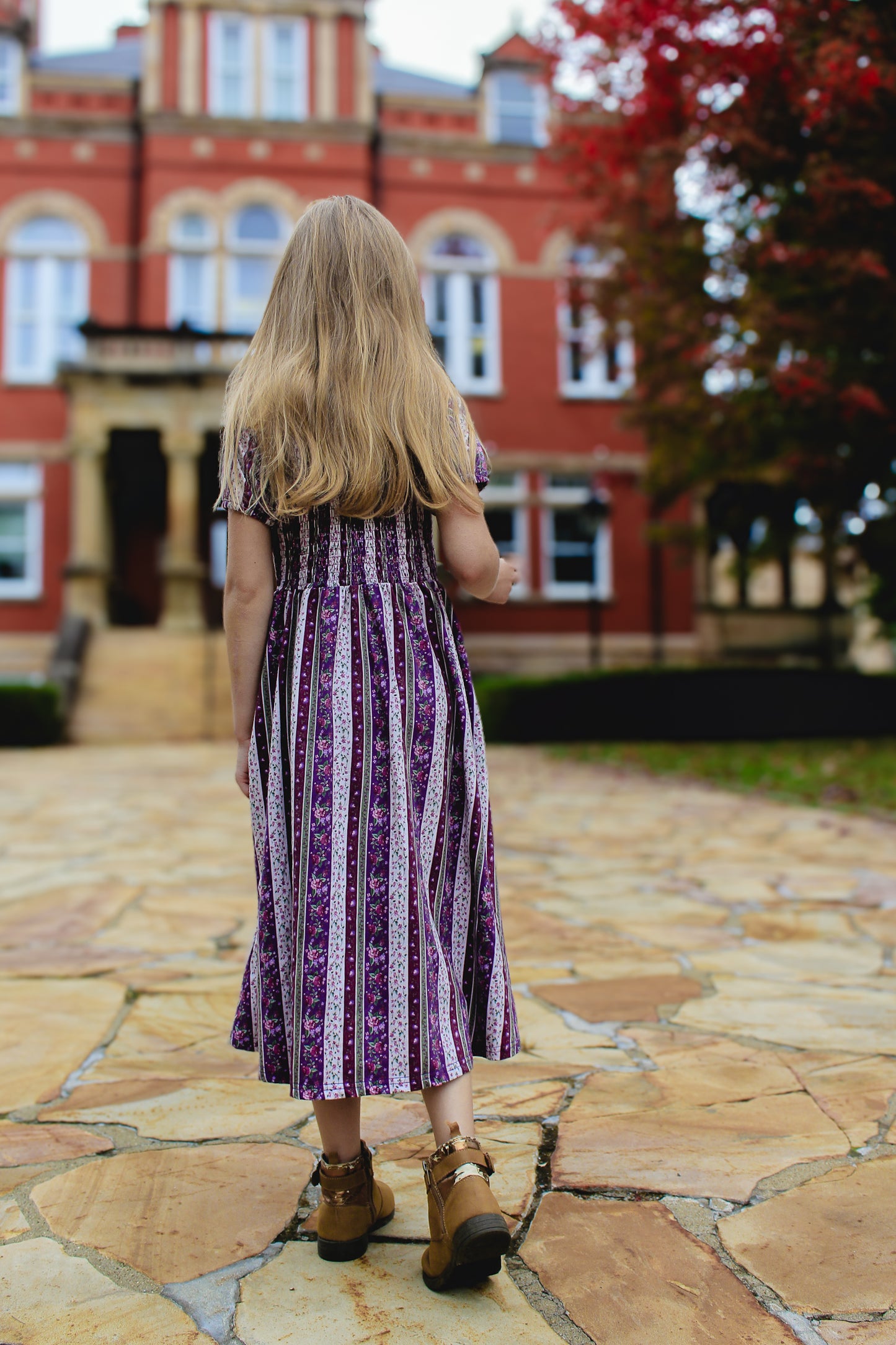 Antique Amethyst ~ Mini Folklore Dress