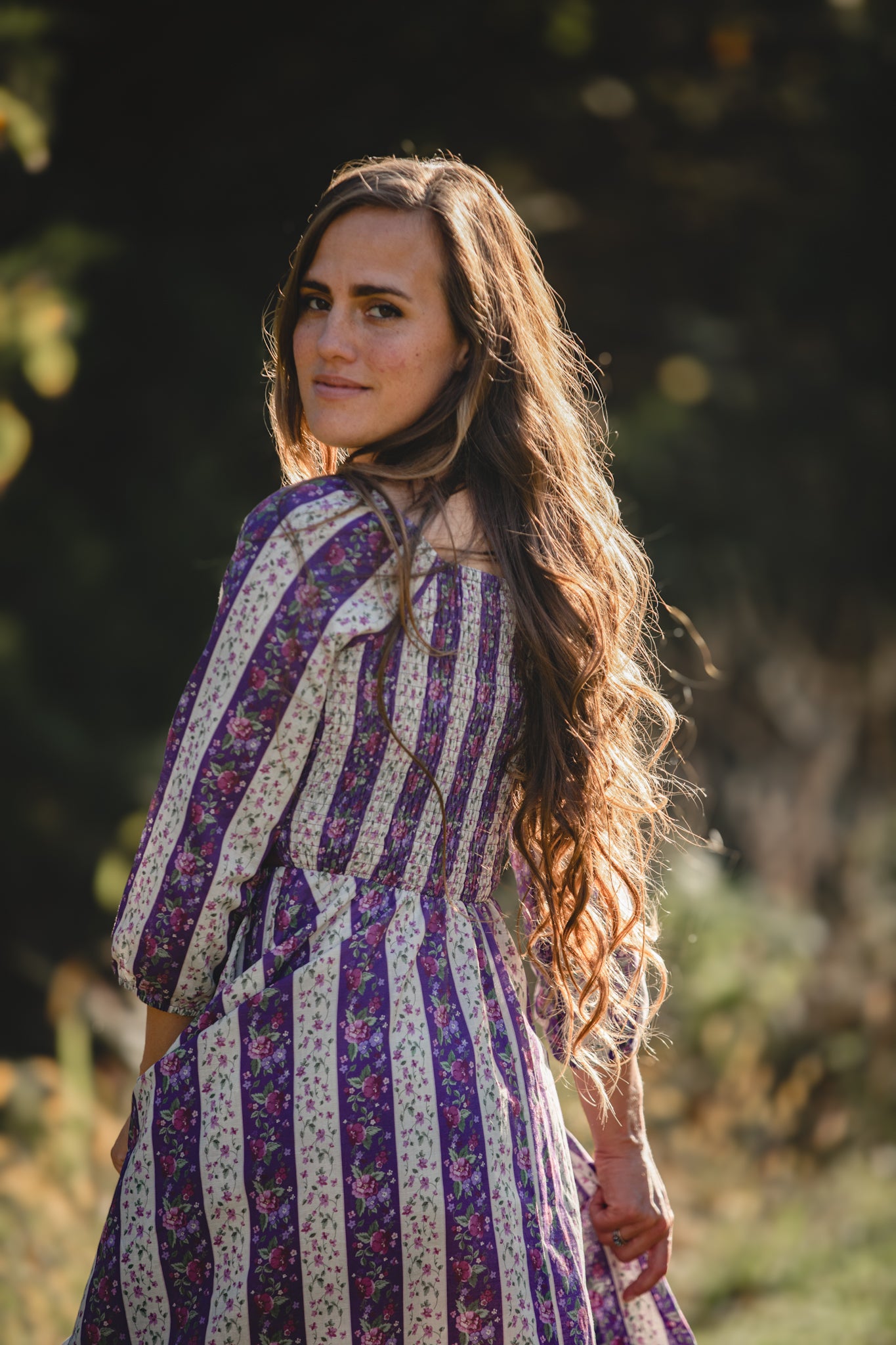 Antique Amethyst ~ Folklore Maxi