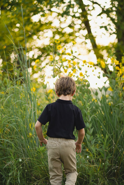Ebony ~ Boy’s Perseverance Polo