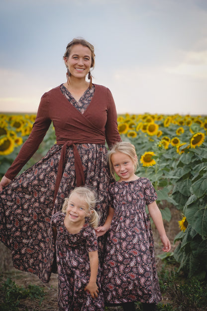 Poised Wrap—four colors