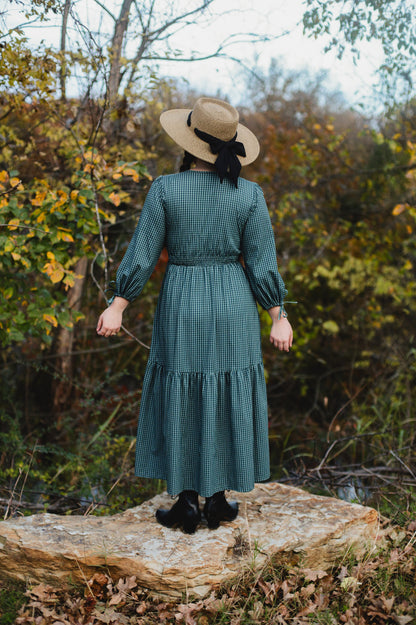 Spruce Gingham ~ Hinterland Dress