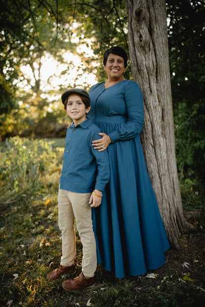 Indigo Lattice ~ Hearthside Maxi