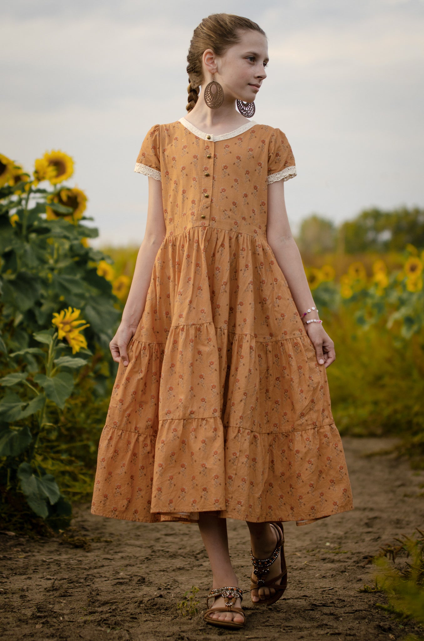 Pressed Marigold ~ Mini Keepsake Dress