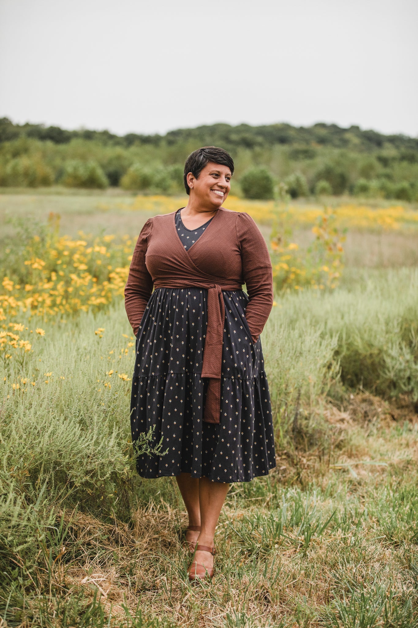 Poised Wrap—four colors