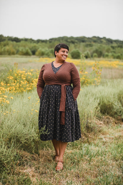 Poised Wrap—four colors