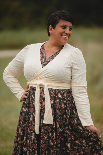 Poised Wrap—four colors