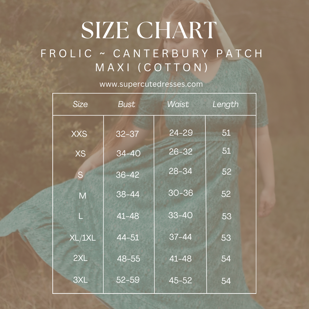 Frolic ~ Canterbury Patch Maxi