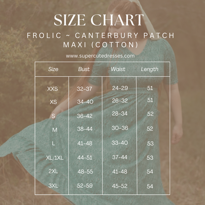 Frolic ~ Canterbury Patch Maxi