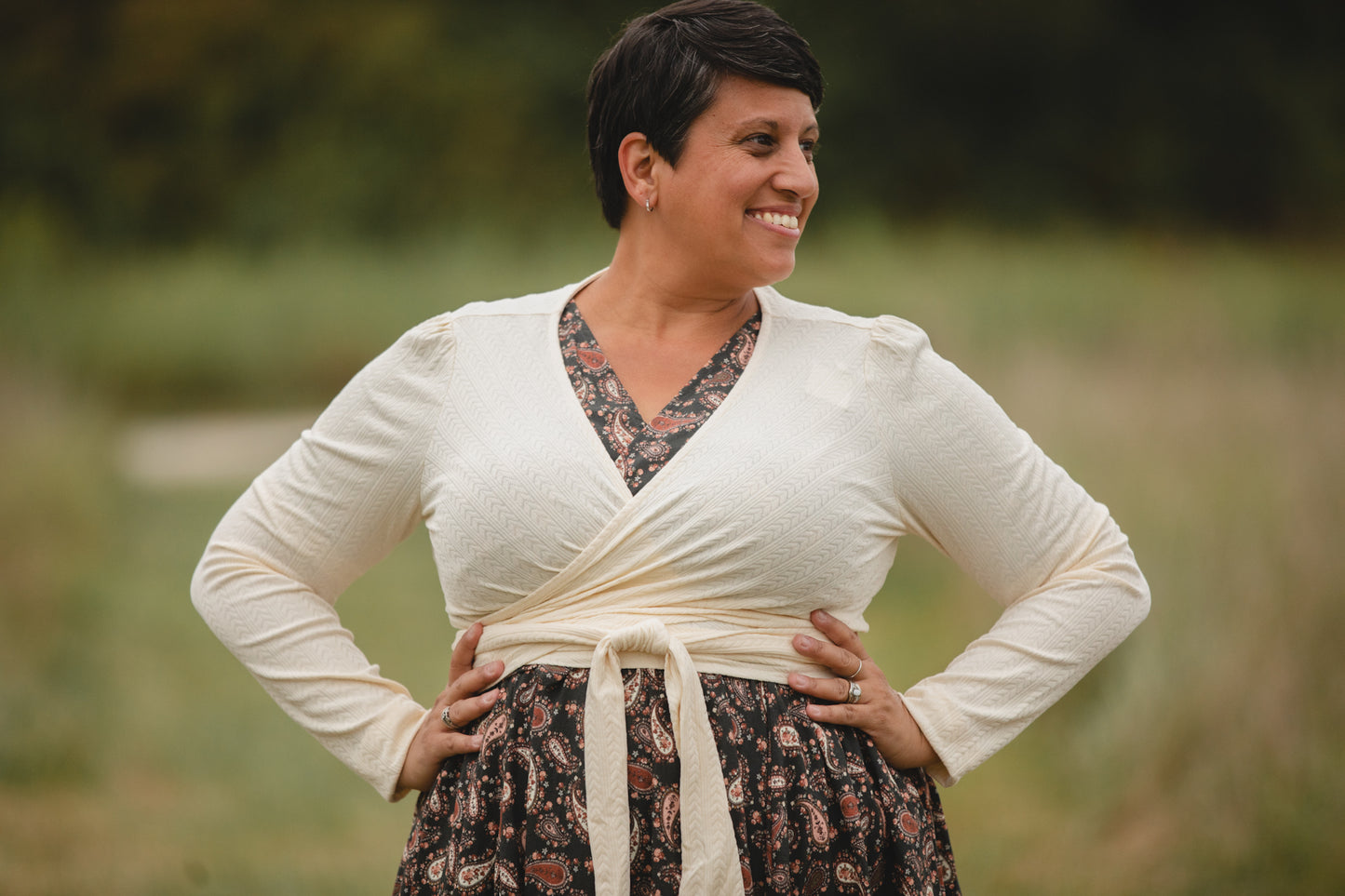 Poised Wrap—four colors