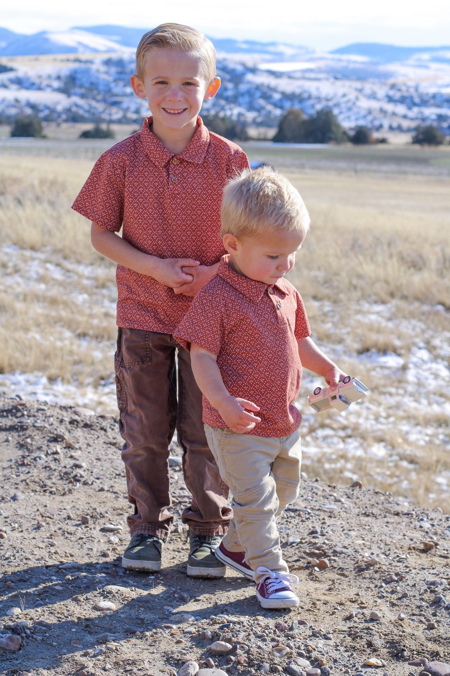 Terracotta ~ Perseverance Polo