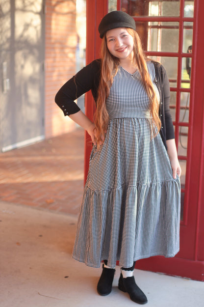 Graphite Gingham ~ Storybook Dress