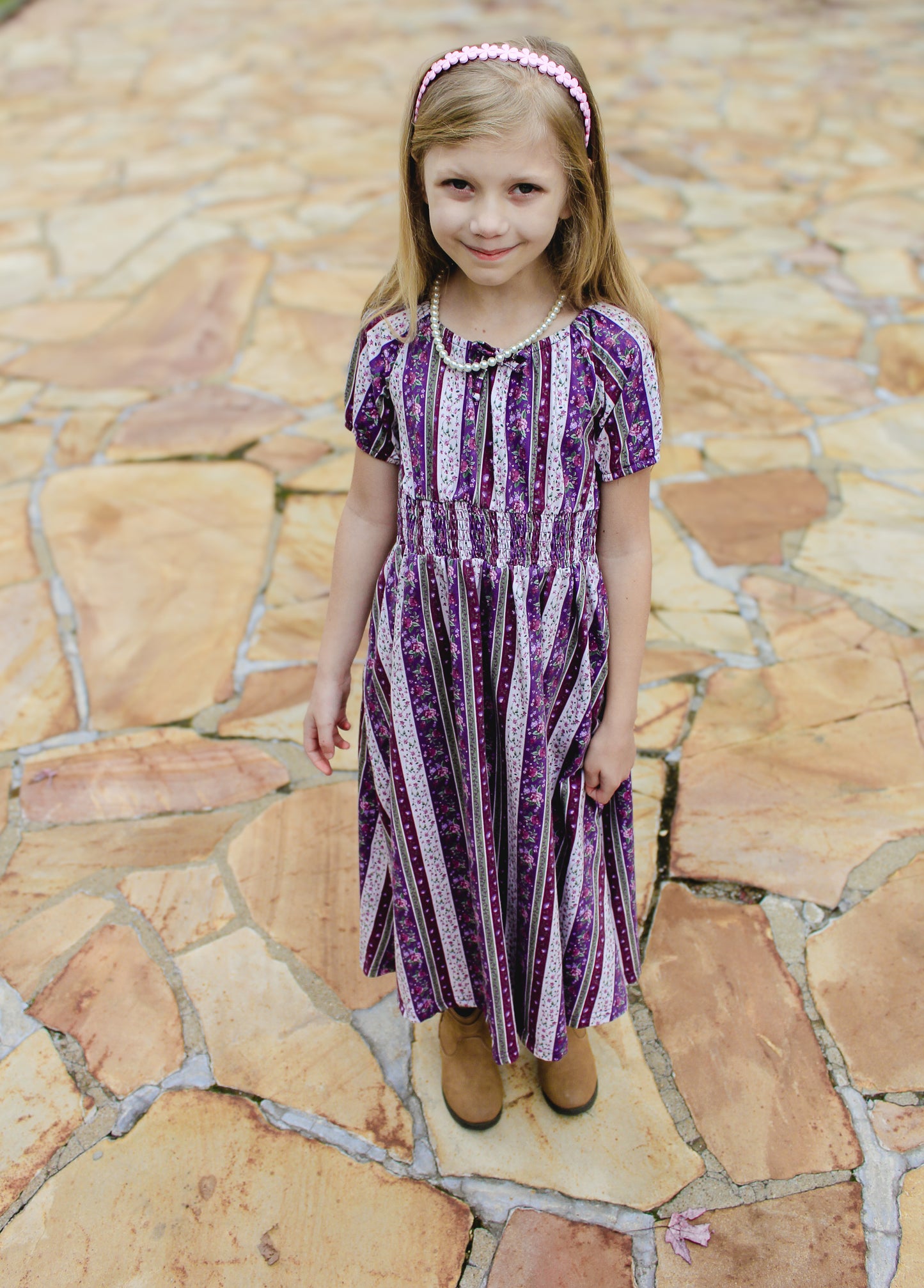 Antique Amethyst ~ Mini Folklore Dress