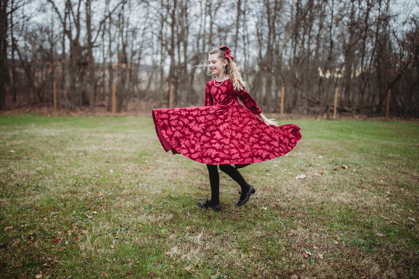 Ruby Regalia ~ Fairy-twirl Dress