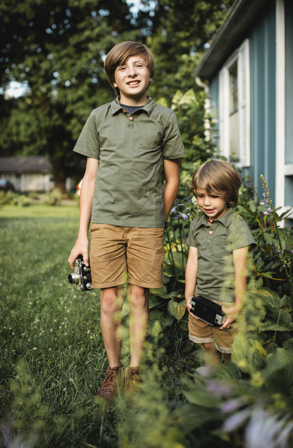 Sage ~ Boy’s Perseverance Polo