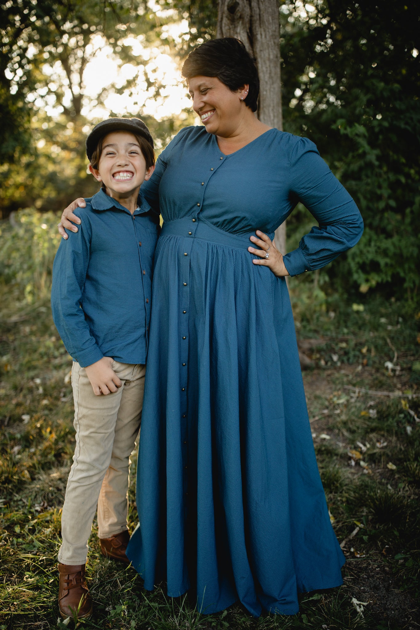 Indigo Lattice ~ Hearthside Maxi