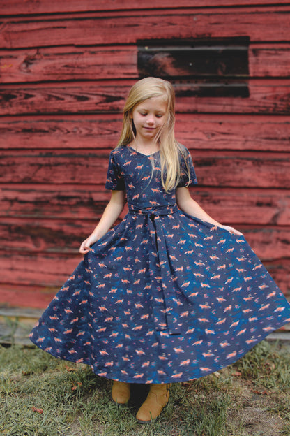Foxfire Twilight ~ Mini Wildwood Dress