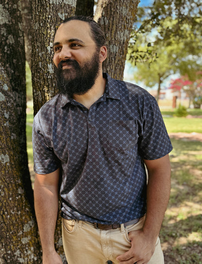 Carbon Blue ~ Men’s Perseverance Polo