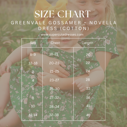 Greenvale Gossamer ~ Novella Dress