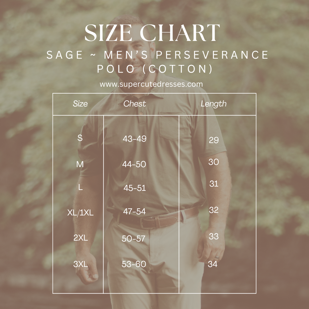 Sage ~ Men’s Perseverance Polo
