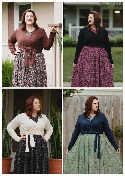 Poised Wrap—four colors