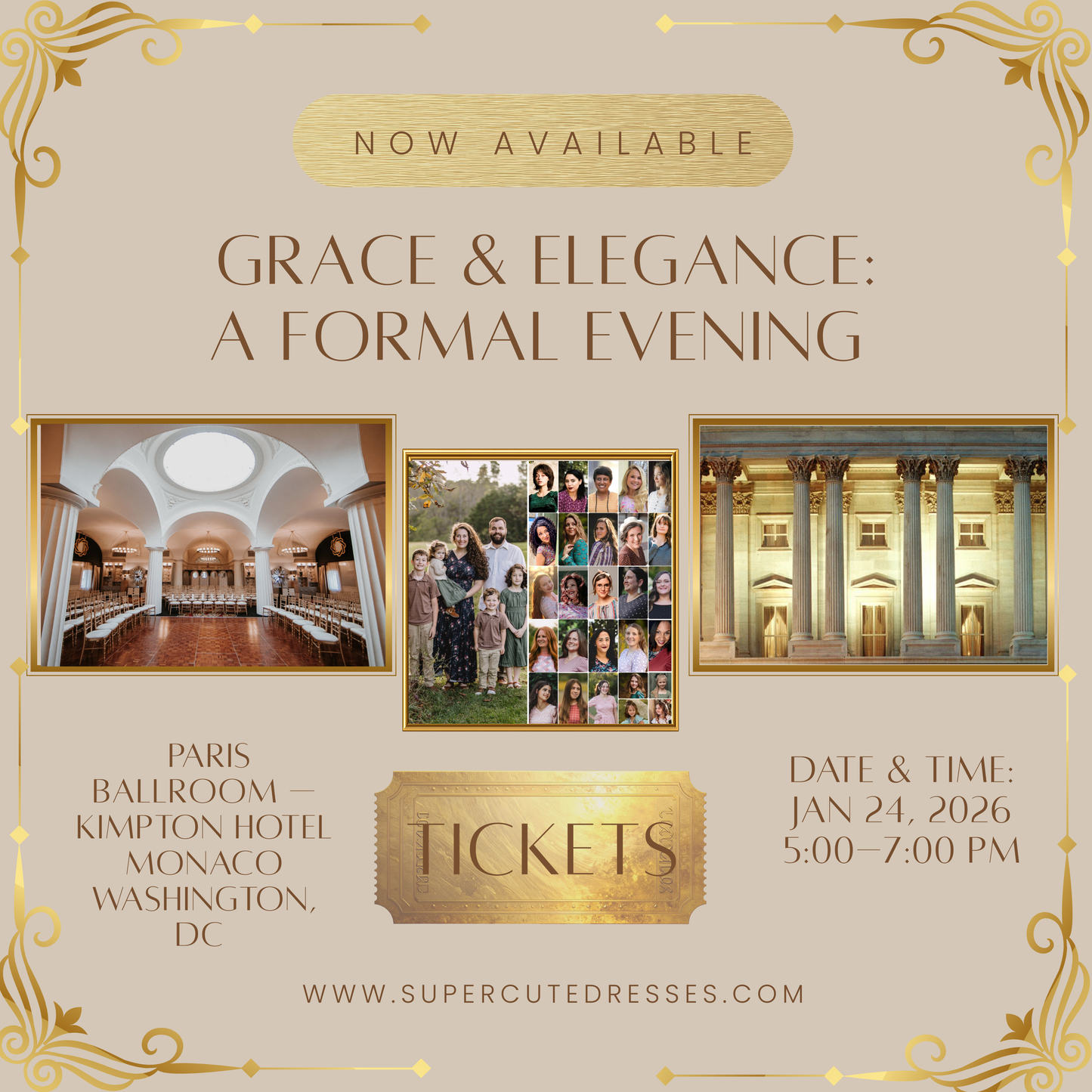 Ticket to Grace & Elegance: An SCD Fashion Show