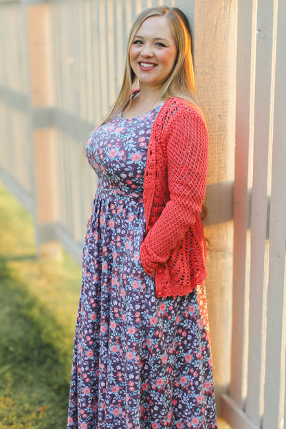 Mahogany Rose ~ Aleda Dress