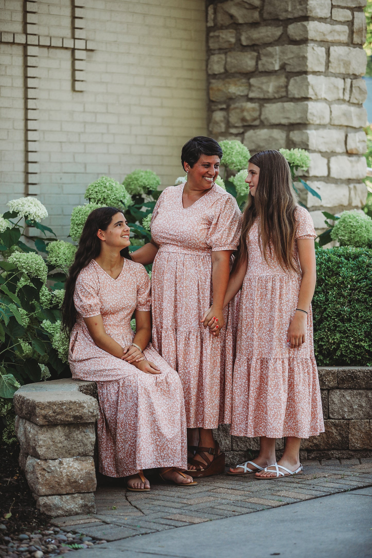 Scripted Floral ~ Storybook Dress