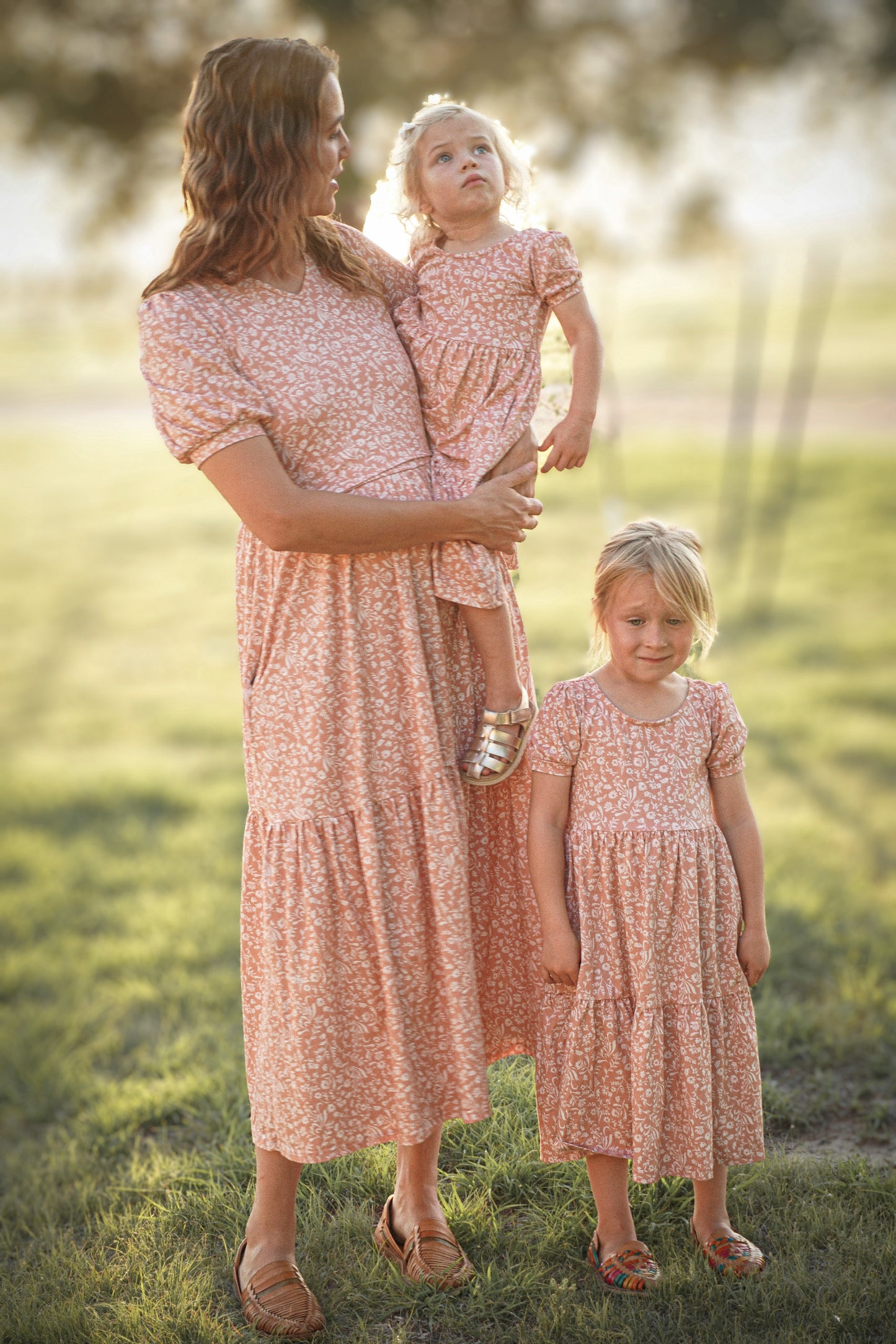 Scripted Floral ~ Storybook Dress