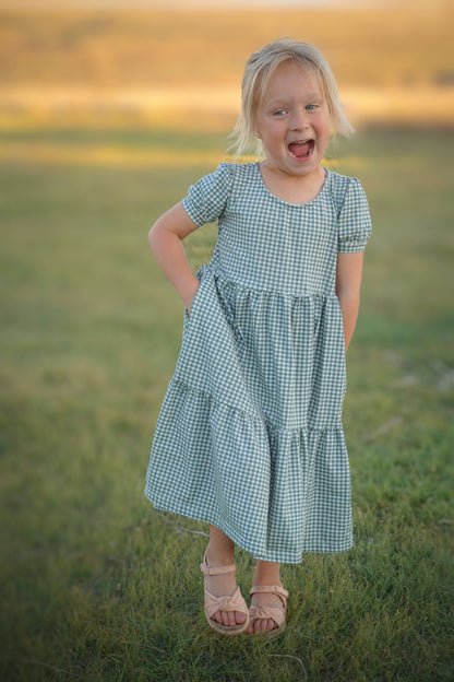 Sweetgrass Gingham ~ Novella Dress