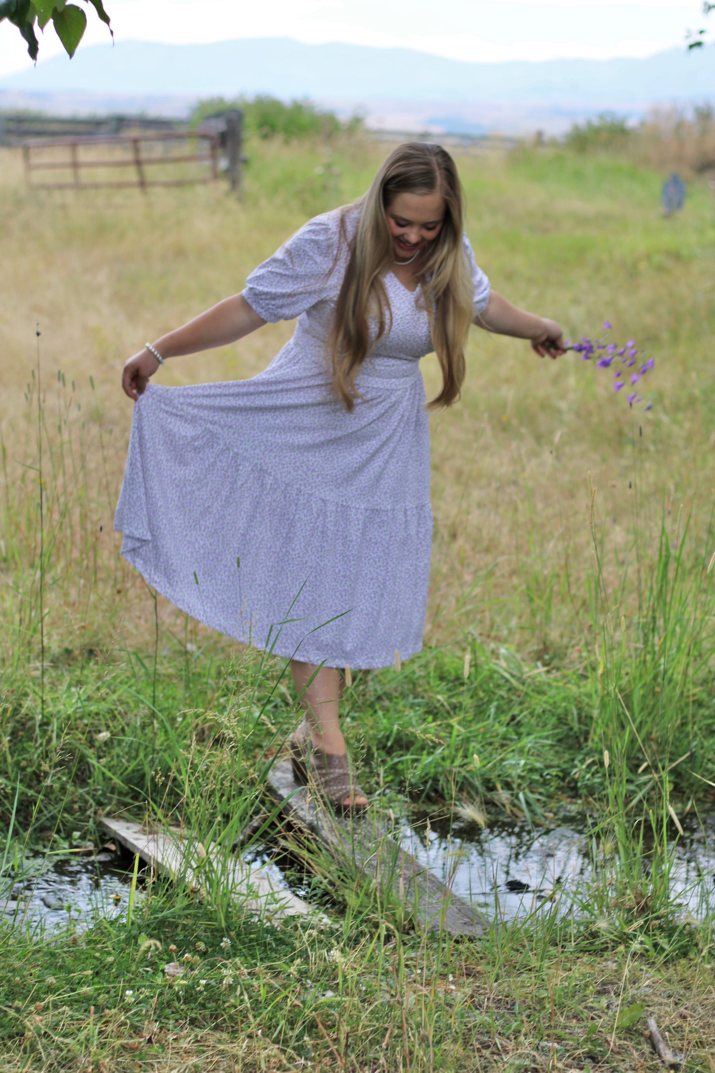 Lavendel ~ Nursing Storybook Dress