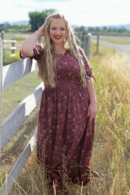 Sangria Bramble ~ Rowena Maxi