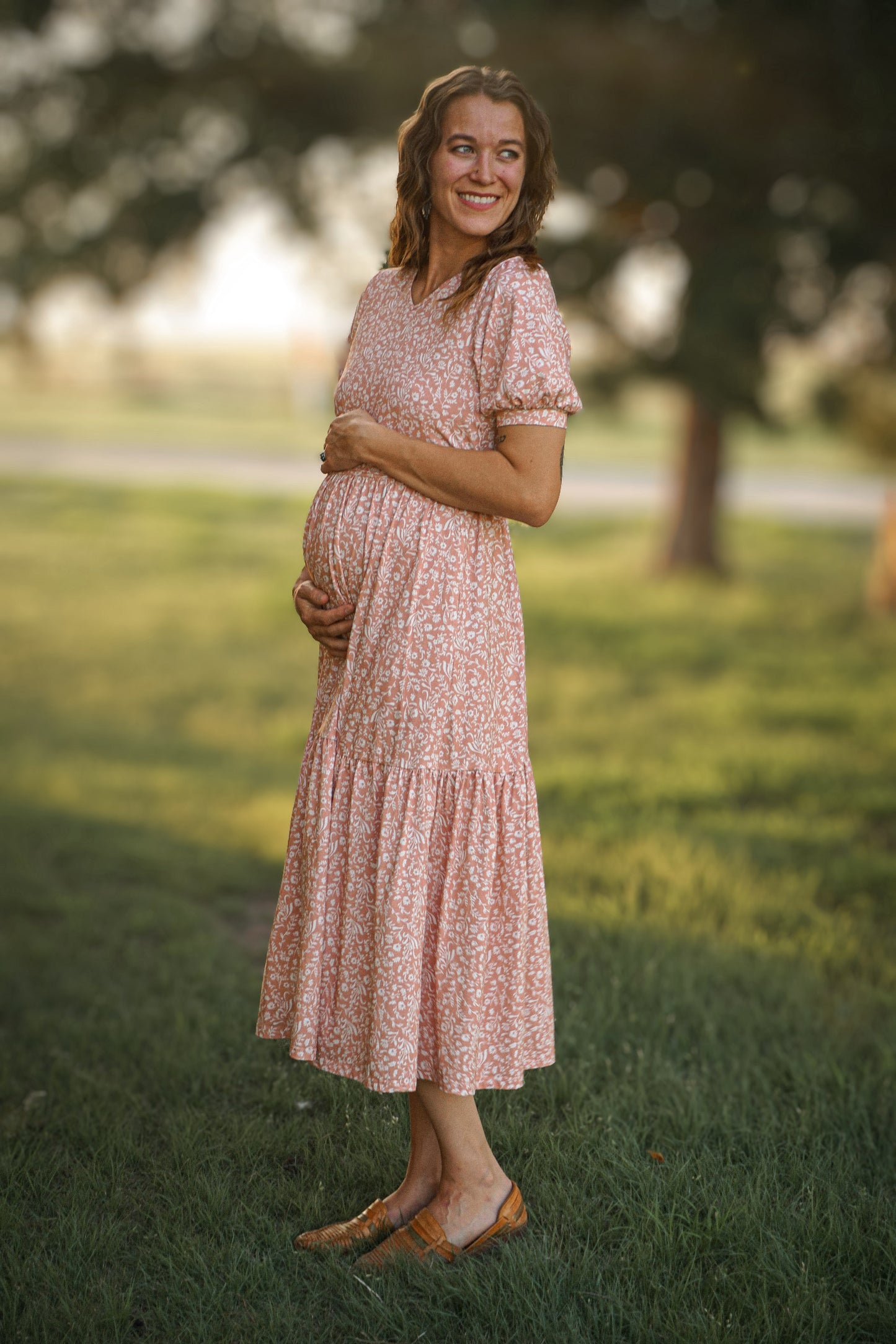 Scripted Floral ~ Storybook Dress