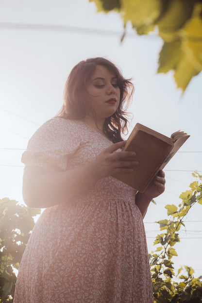 Scripted Floral ~ Storybook Dress