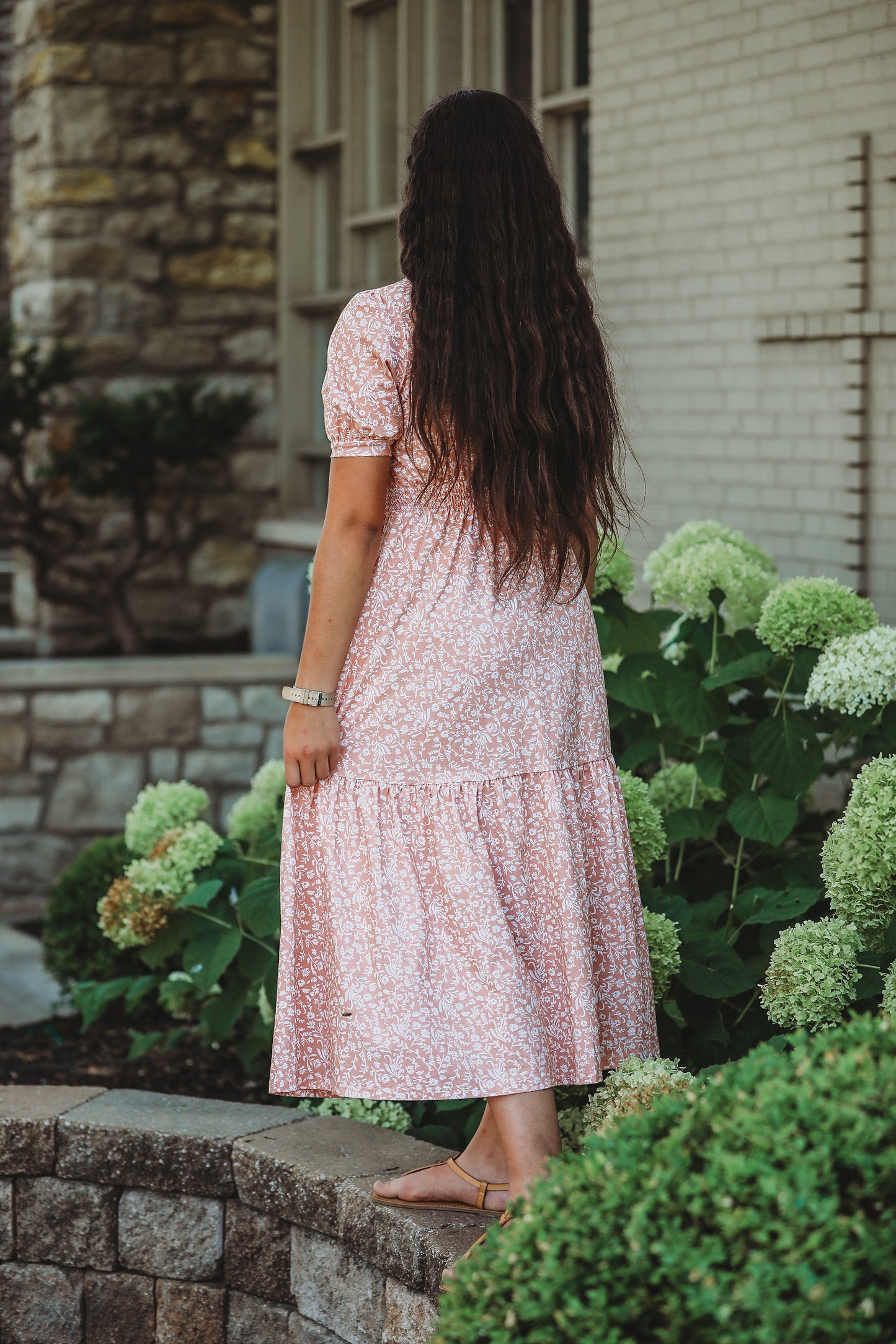 Scripted Floral ~ Storybook Dress