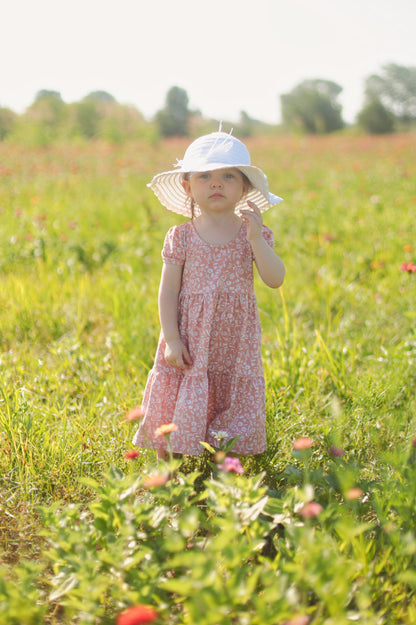 Scripted Floral ~ Novella Dress