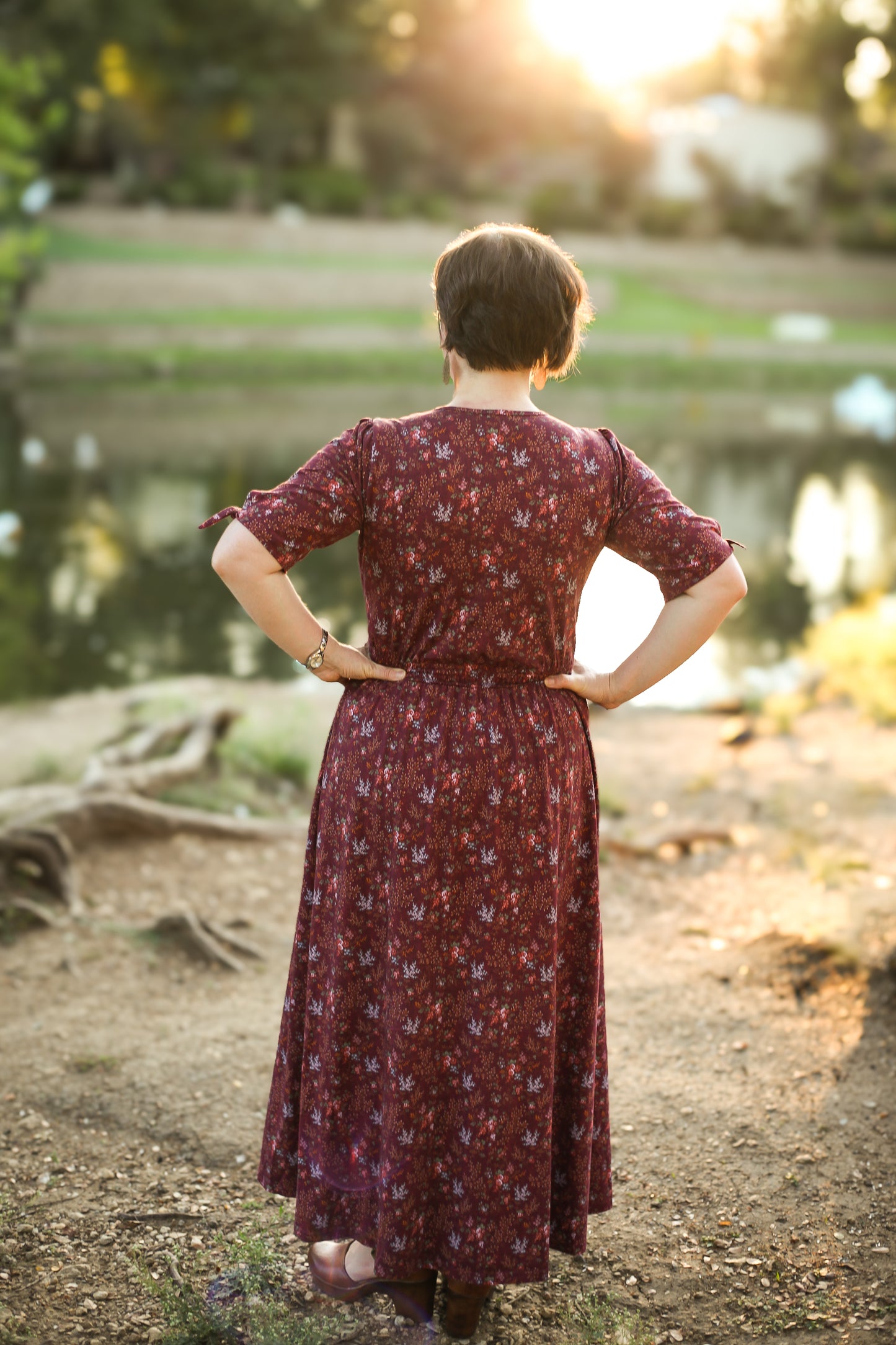 Sangria Bramble ~ Rowena Maxi