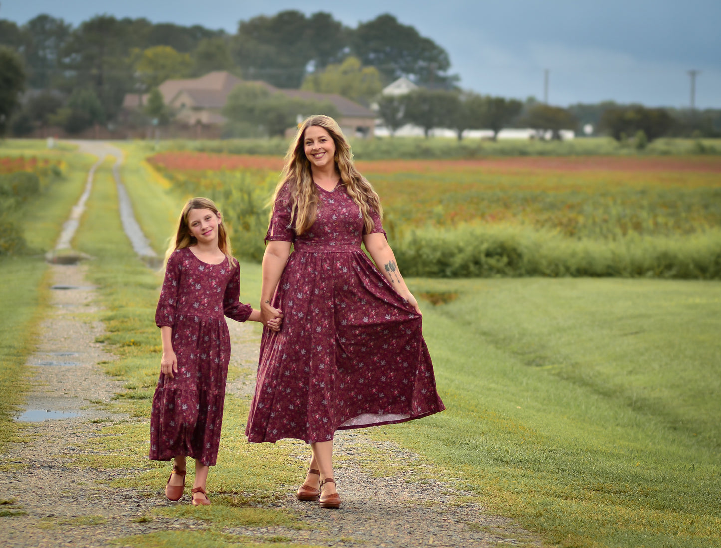 Sangria Bramble ~ Rowena Maxi