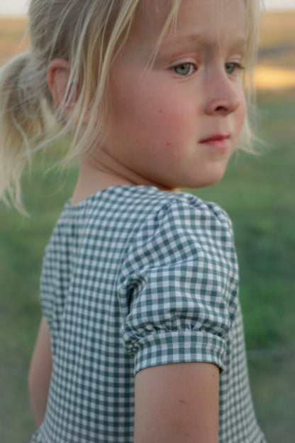 Sweetgrass Gingham ~ Novella Dress