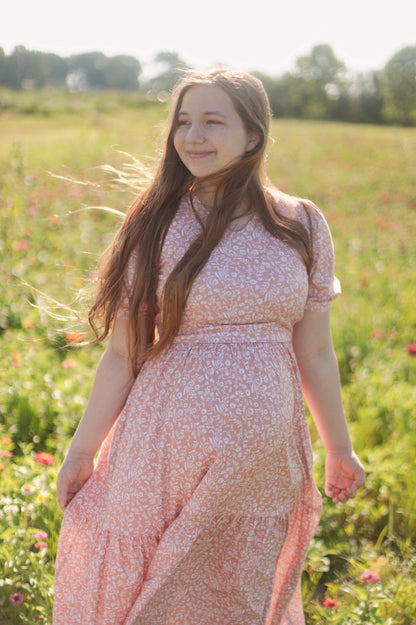 Scripted Floral ~ Storybook Dress