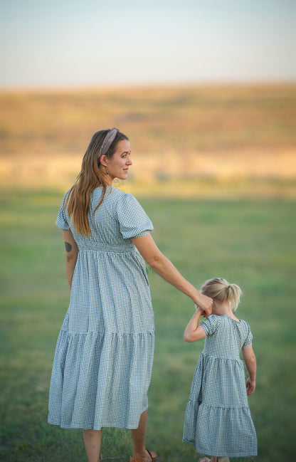 Sweetgrass Gingham ~ Novella Dress