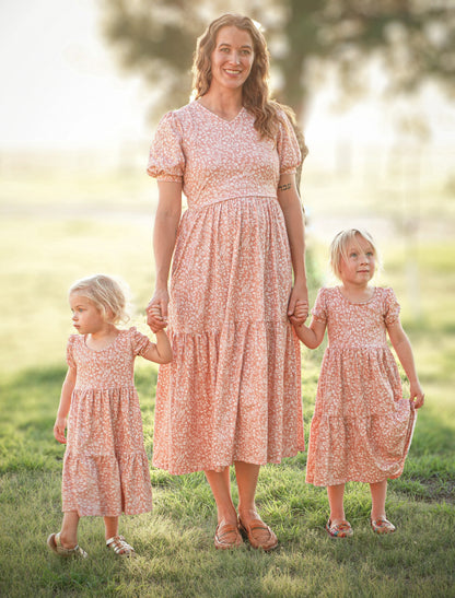 Scripted Floral ~ Storybook Dress