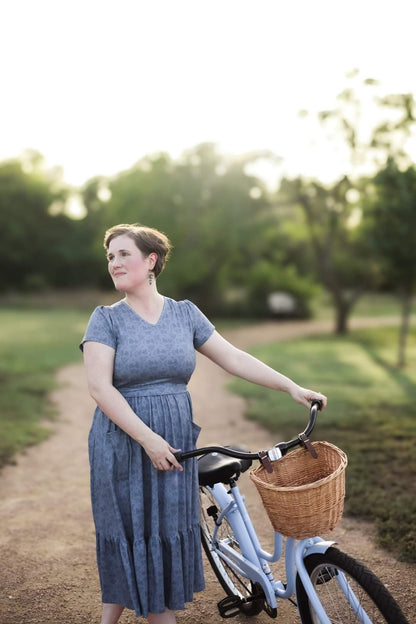 Periwinkle Pedals ~ Canterbury Patch Dress