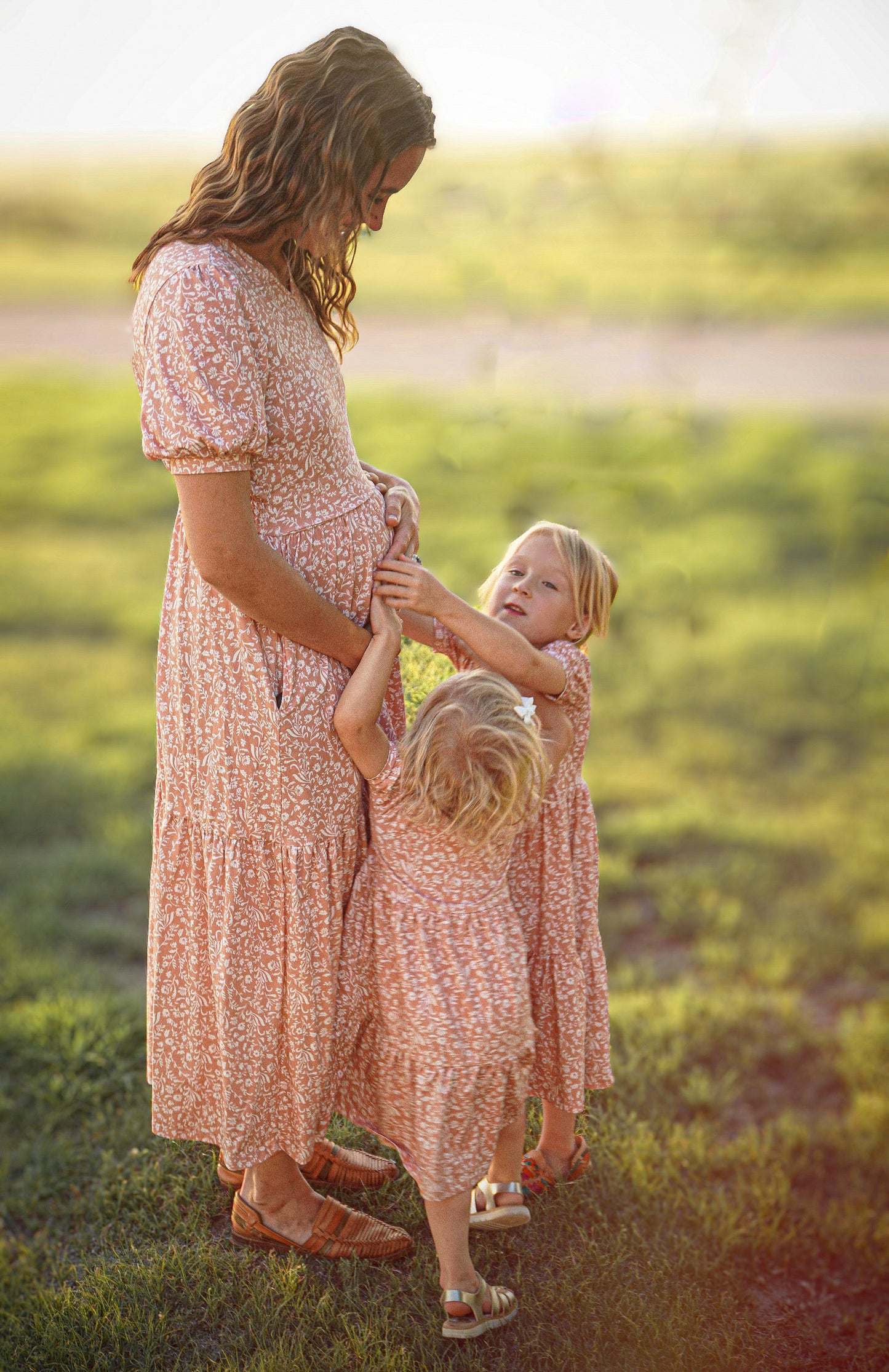 Scripted Floral ~ Storybook Dress