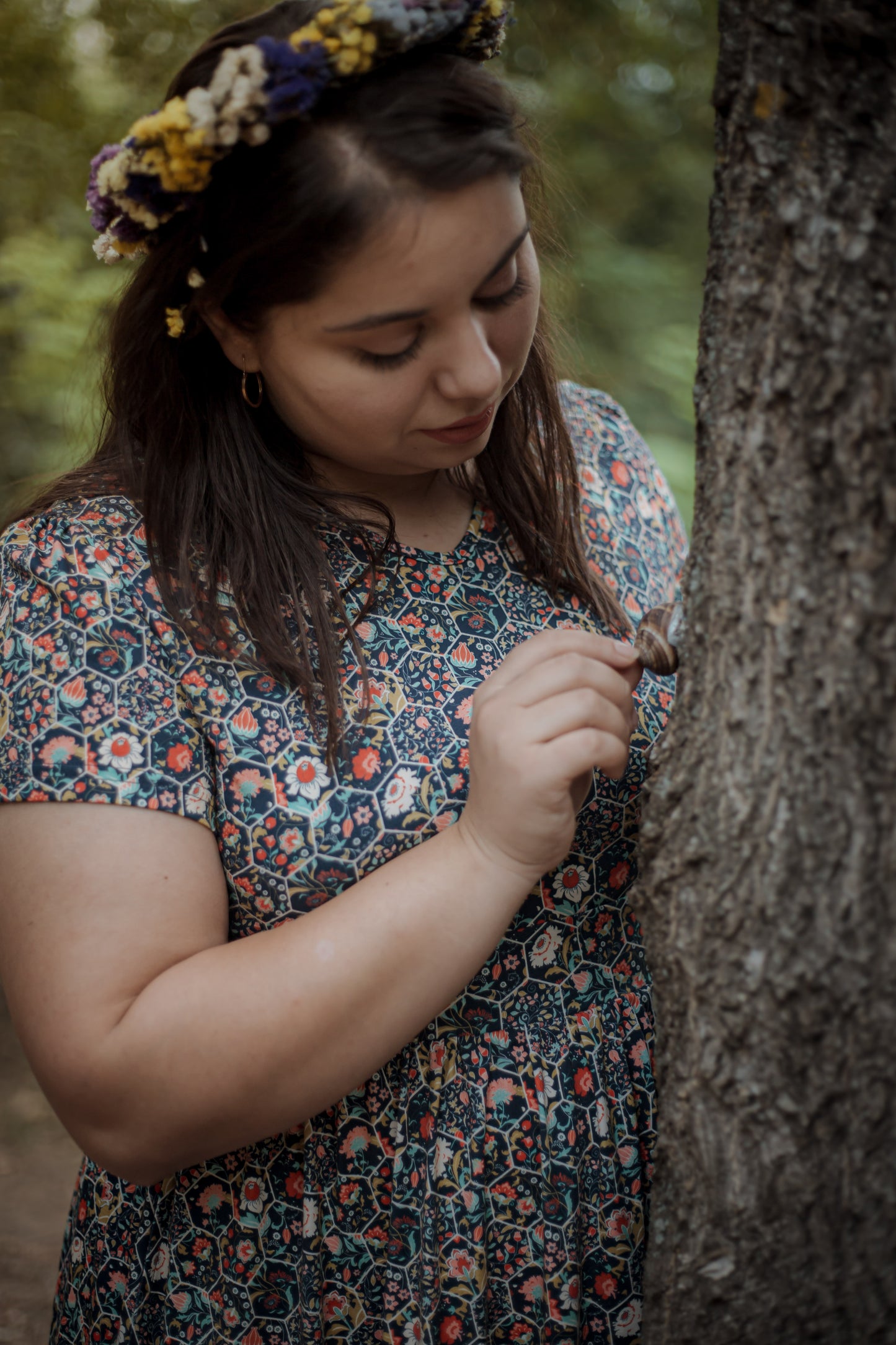 Retro Honeycomb ~ Canterbury Dress