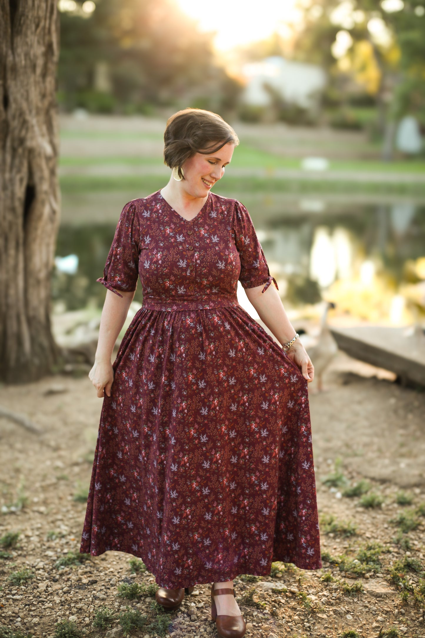 Sangria Bramble ~ Rowena Maxi